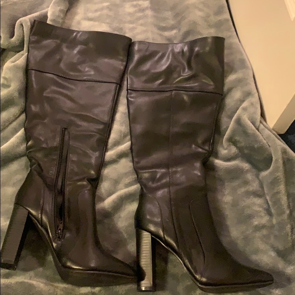 Sociology high heeled black boots